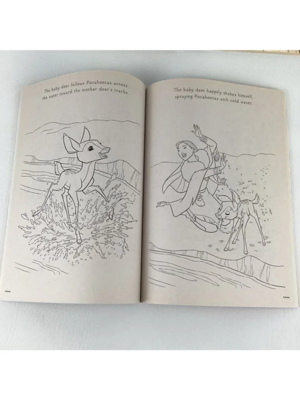 Disney Coloring Activity Books Lot Animal Friend Princess Bambi Dumbo Snow White